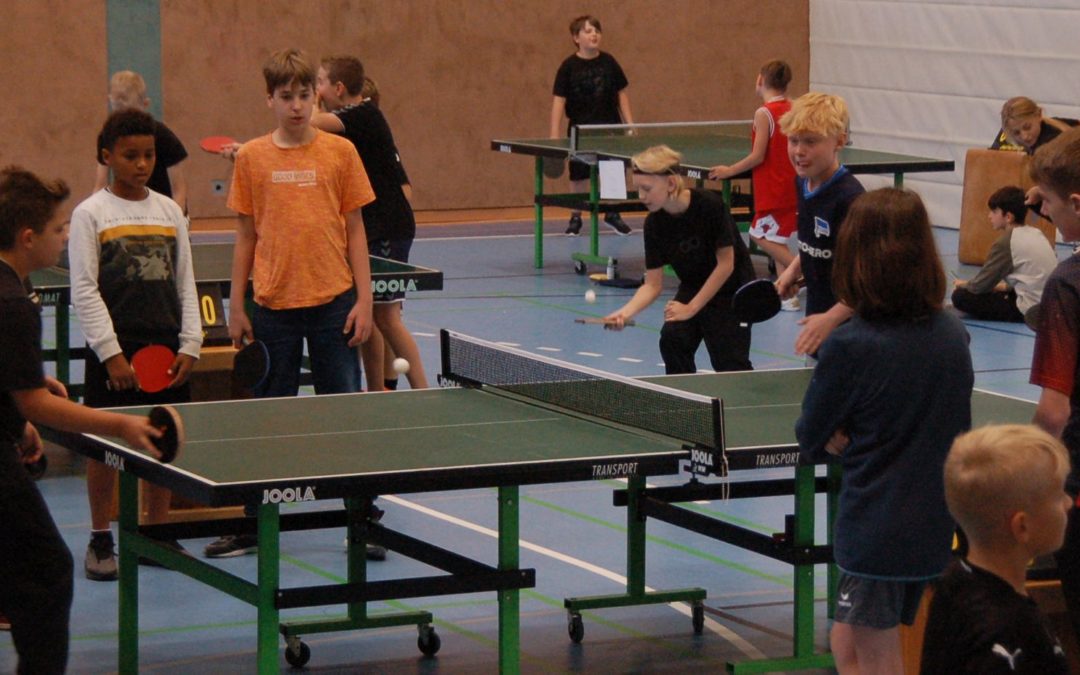 Tischtennisrundlaufturnier der 5. und 6. Klassen