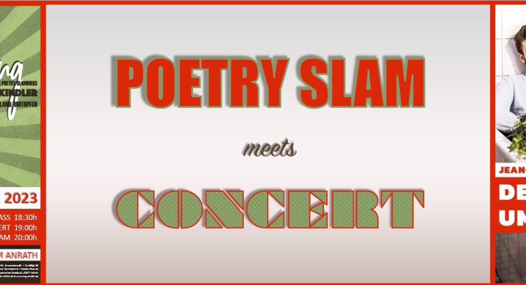 POETRY SLAM meets CONCERT