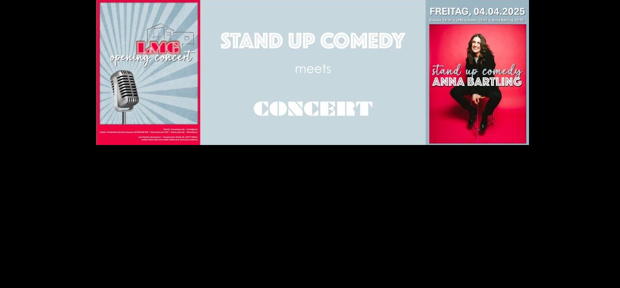 STAND UP COMEDY meets CONCERT